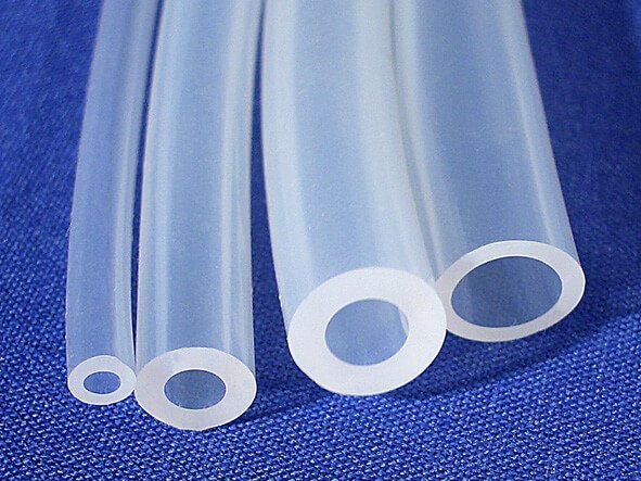 Translucent silicone tubings